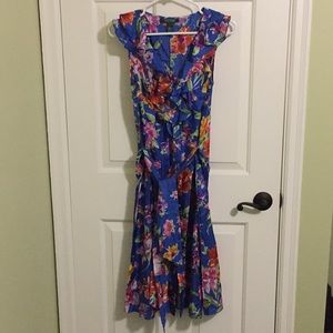 Ralph Lauren Silk Floral Dress